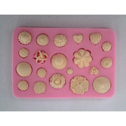 Fastener fondant cake molds soap chocolate mould for the kitchen baking FM142