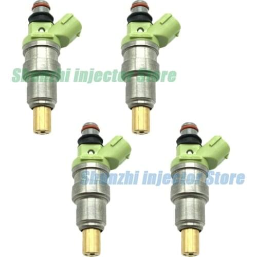 4pcs Fuel Injector Nozzle For Toyota Celica MR2 ST165 ST185 3SGTE 800CC OEM:1001-87096 100187096 1001 87096