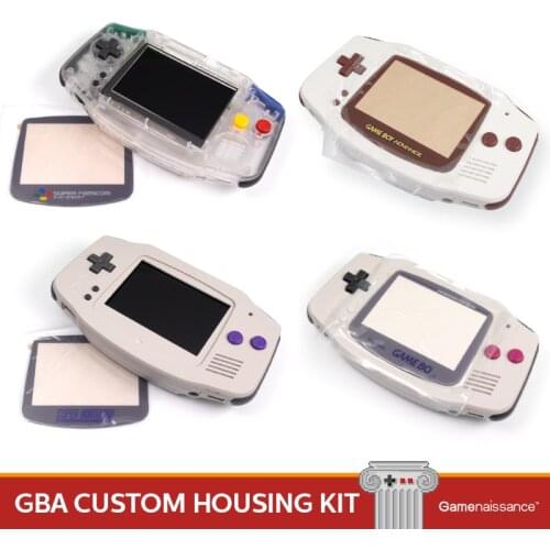 GBA Custom Shells for GAMEBOY Advance IPS LCD Housing SFC SNES FC Buttons Lens Gamenaissance