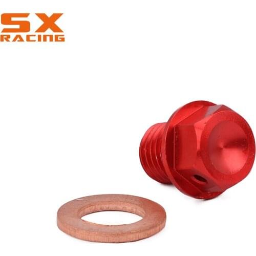 Motorbike CNC Billet Magnetic Oil Drain Plug Bolt For HONDA ATC Big Red Foreman Rubicon FourTrax Rancher Recon250 Motorcycle