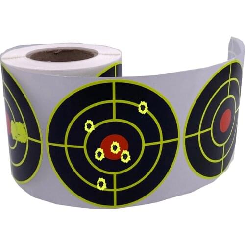 200pcs/Roll Self Adhesives Paper Reactive Splatter Parper Target Sticker For Archery Bow Hunting Shooting Training Targets