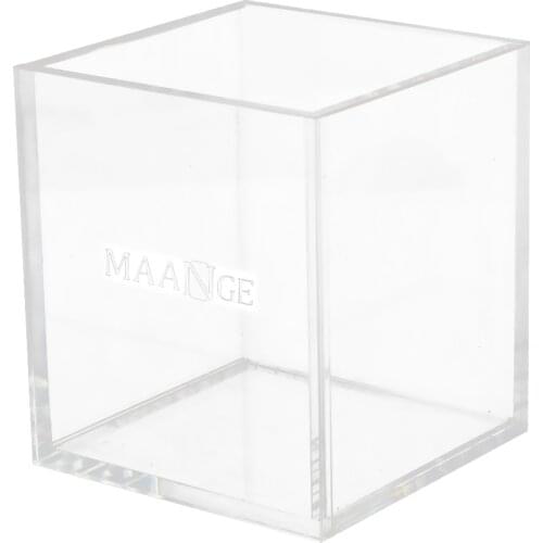 Clear Acrylic Cosmetic Storage Box Makeup Brush Tools Organizer Holder Case