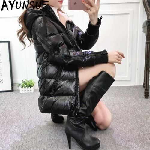 AYUNSUE Womens Down Jacket Winter Coat Women White Duck Down Jackets Warm Puffer Jacket Korean Doudoune Femme Hiver 1888 KJ2669