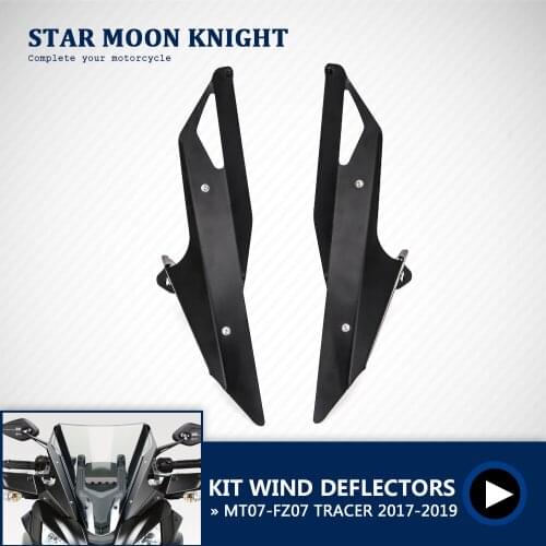 Windscreen Adjusters Motorcycle Accessories Support Holder kits Windshield Bracket For YAMAHA MT-07 MT07 FZ07 FZ 07 TRACER