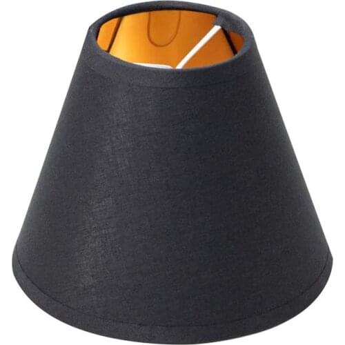 Cloth Bubble Type Lamp Shade Simple Lampshade Ceiling Lamp Cover Light Accessory for Home (Black)
