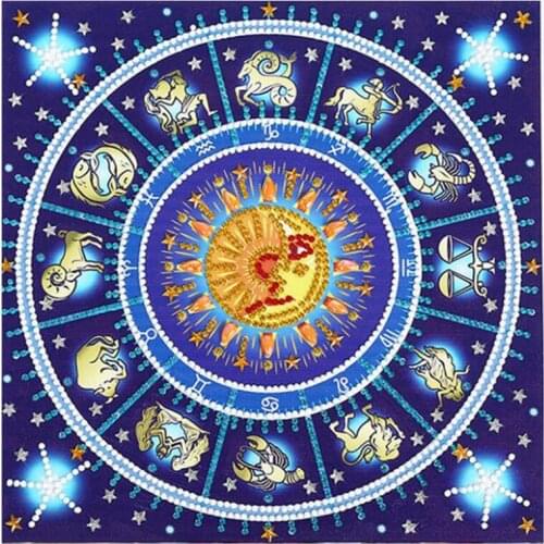 Yumeart 5D DIY Diamond Painting Constellation Luminou Needlework Diamond Embroidery Cross Stitch Landscape Mosaic Wall Art Craft