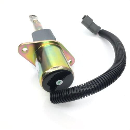 24V Diesel Stop Solenoid 4063712 Fit For Cummins Komatsu Excavator flameout