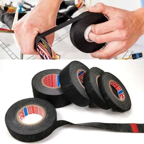 Automobile Line Cables Decorative Strip Car Flame Retardant Tape Rubber Based Adhesive PET Fleece Wire Harness Tape Anti-noise