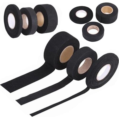 Car Strong Adhesive Cloth Fabric Heat-resistant Wiring Loom Harness Roll Tape Adhesive Cable Protection New carros Hot Interior