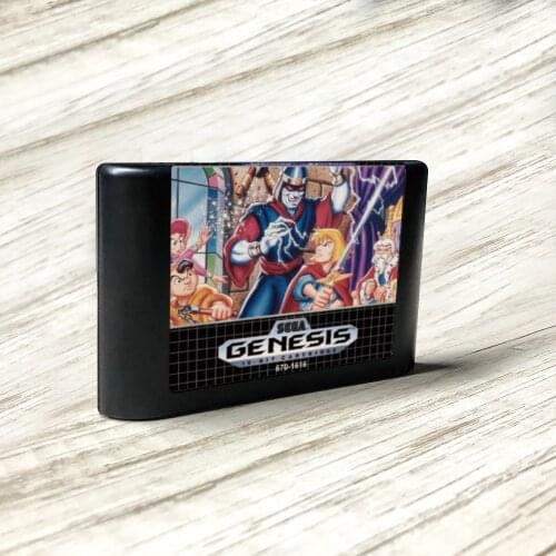 Shining in the Darkness - USA Label Flashkit MD Electroless Gold PCB Card for Sega Genesis Megadrive Video Game Console