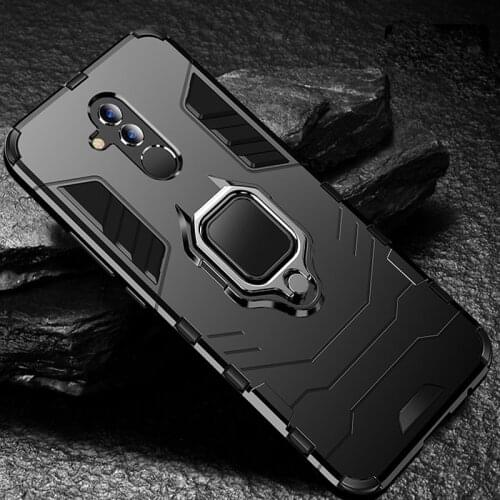 Mate 20 Lite Case Armor PC Cover Finger Ring Holder Phone Case For Huawei Mate 20 Lite SNE-LX1 SNE-L21 SNE-LX3 SNE-LX2L23 Couqe