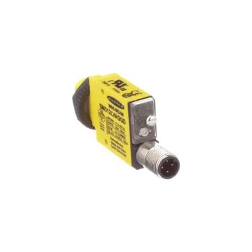 SM312LVAGQD Photoelectric Sensor, NPN/PNP, Retroreflective Polarized, 2m, MINI-BEAM Series 26913
