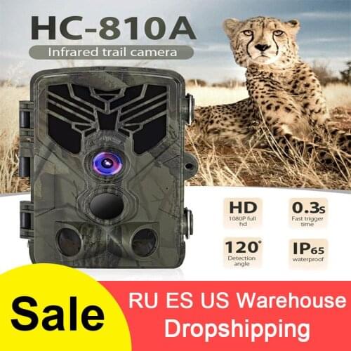 HC-810A Outdoor Trail Hunting Camera Scouting Camera 1080P 16MP HD PIR Motion Night Vision Camera