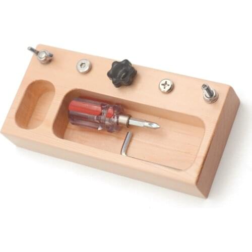 Montessori Toys Baby Screw Nut Board Writing Game Board Practical Life Material Educational Learning Toys Juguetes A2064H