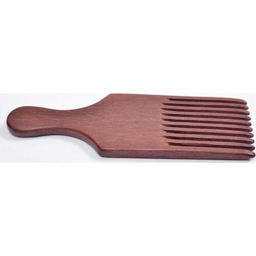 Beard Pick for Men- Wooden Comb Afro Pick Hair Lift Combs