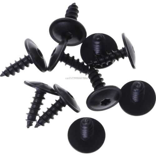 2021 New 10pcs Engine Cover Undertray Splashguard Wheel Arch Torx Screw For VW Audi 5x16mm Clips