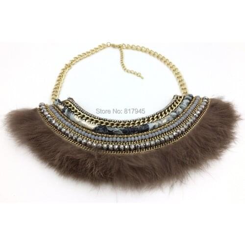 Wholesale 2016 new fashion jewelry hand make Leopard necklace wholesale Boho style collier femme statement Necklace