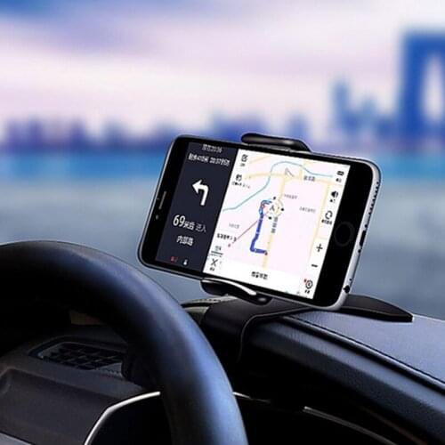 Car Dashboard Phone Clip 360 Degree Rotatable Mobile Phone Holder GPS Mounting Bracket Universal Stand