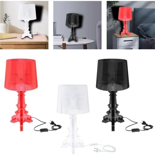 Clear Acrylic Table Lamp Modern Ghost Shadow Desk Lamp Home Decor Living Room Bedroom Lighting Led Stand Light Fixtures