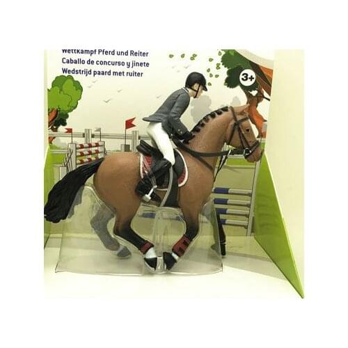 Pvc figure simulation model toy racing rider out of print flawly