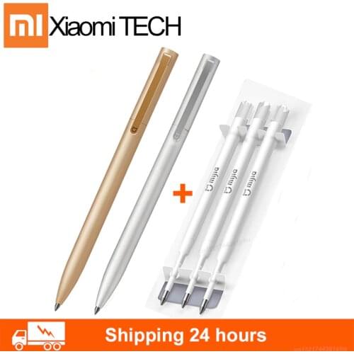 Classic Original Xiaomi Mijia Metal Signature MI Pen 0.5mm Signature Pen PREMC Smooth Swiss Refill MiKuni Japanese Ink