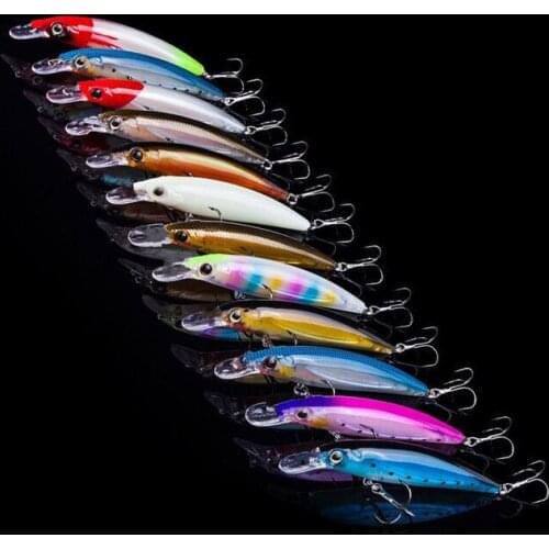 11cm 14g sinking Minnow Minnow Sea Fishing Lure Wobbler Rattle Sound Hard Bait Artificial Jerkbait