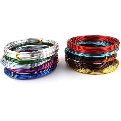 Doreen Box Aluminum Jewelry Thread Cord Wires for DIY Making Jewelry Color Wire Findings 1.5mm, 1 Packet (5M)