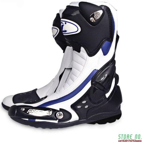 Speed Motorcycle Boots Outdoor Sports Racing Boots Men Moto Motocross Off-Road Boots Botas Moto Motorcycle Shoes