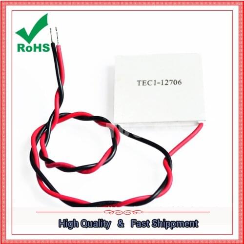 TEC1-12706 12706 TEC Thermoelectric Cooler Peltier 12V New Of Semiconductor Refrigeration TEC112706 Heatsink Plate Module