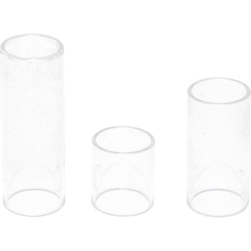 1 Set Glass Electric Guitar Slip Slides String Finger Glass Bottle Neck For Musical Stringed Instrument Accessories 28/50/69mm