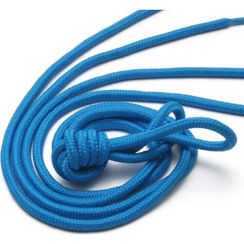 1 Pair 5mm Width Round Candy Colors Fashion Sports Shoelaces Mountain Shoes Belt Accessories