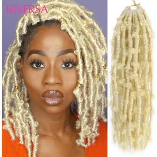 Butterfly Locs Crochet Braiding Hair 613 Honey Blonde Cool Butterfly Locks Dreadlocks Braids Hair For Women косички для волос
