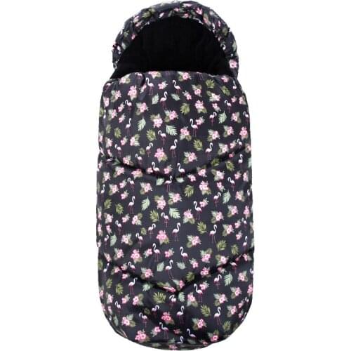 Baby Stroller Accessories Sleeping Bag Winter Thicken Strollers Footmuff Waterproof Warm Stroller Seat Kids Envelop Sleepsacks