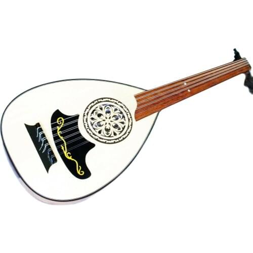 Arab String Instrument Long Neck Oud W/ Softcase