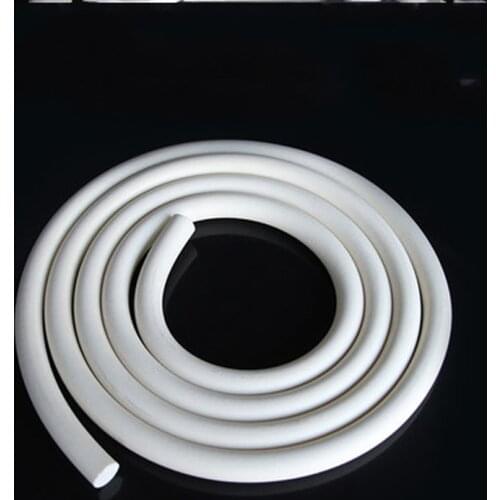 White Silicone Foamed Round Strips, Dia 2/3/4/5/6/7/8/9/10mm Waterproof Oring Line Cord Foaming Rubber Molding Damper