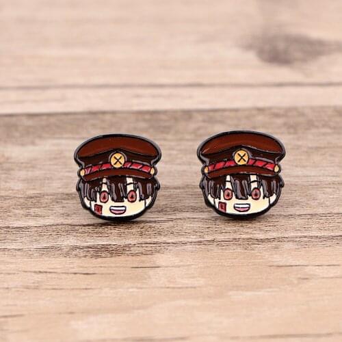 BG1139 2021 New Fashion Creative Anime Stainless Steel Earrings Cosplay Stud Earring Jewelry Accessories Girl Gift