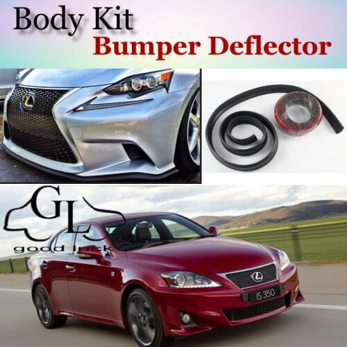 Bumper Lip Deflector Lips For Lexus IS IS200 IS250 IS300 IS350 For TOYOTA Altezza Front Spoiler Skirt For Car Body Kit / Strip