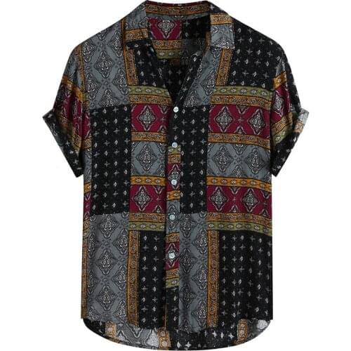 HAIMAITONG Men's Short Sleeve Shirts