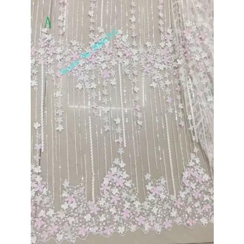 Nice design African Lace Fabric French Net Lace High Quality African Lace Fabric for summer dress BZL-10576