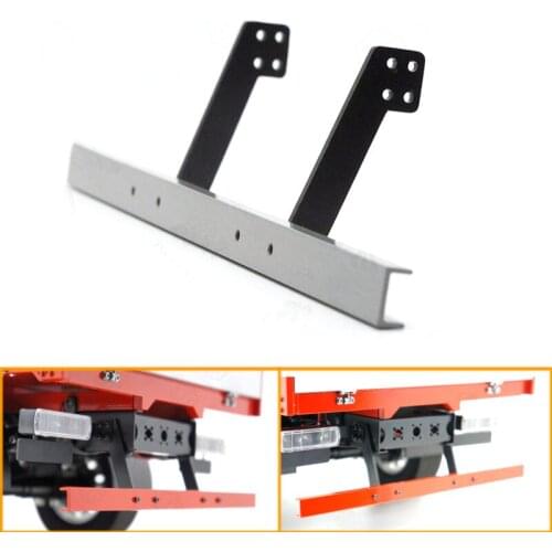 Metal Rear Bumper for 1/14 Tamiya RC Truck Trailer Tipper MAN F2000 Car Diy Parts
