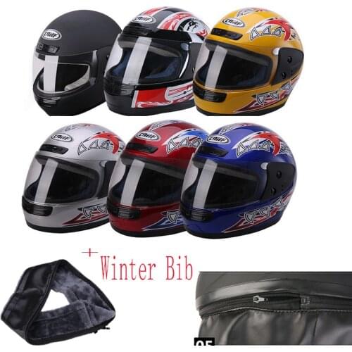 Motorcycle Helmet Winter Warm Full Face Racing Helmets Approved Capacete Casco Casque Motor Helmet High quality