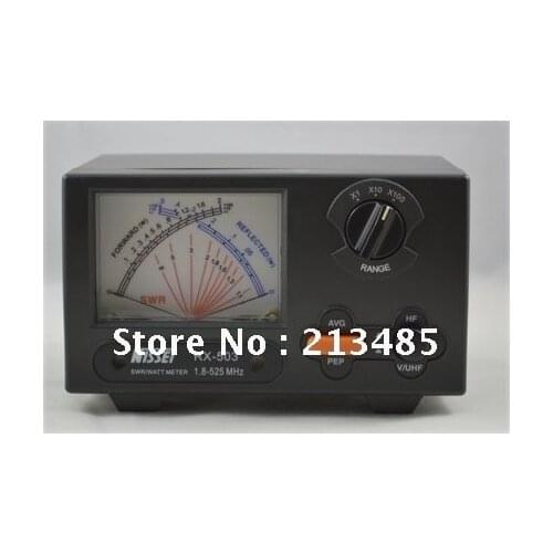 New Original TAIWAN NISSEI RX-503 SWR/Watt Meter 1.8-525MHz 2/20/200W for Two-way Radio