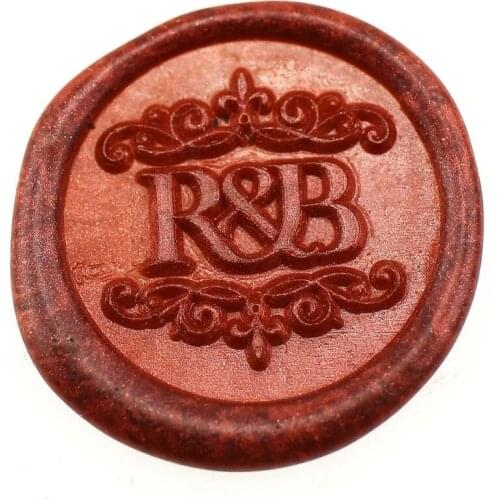 Personalized wedding Initials Wax seal stamp/Custom monogram wedding seals/wedding invitation seal/custom wedding stamp