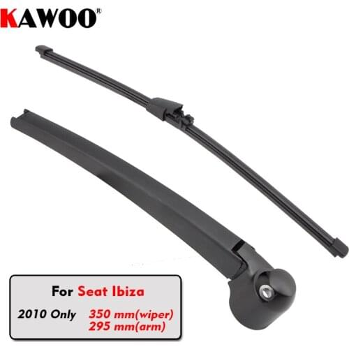 KAWOO Car Rear Wiper Blade Blades Back Window Wipers Arm For Seat Ibiza Hatchback (2010 Only) 350mm Car Accessories Styling