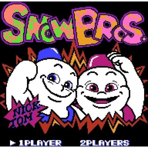 Snow Brothers 72 Pins Game Card For 8 Bit Game Player