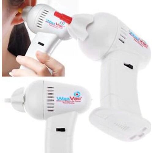 LED Electronic Ear Vacuum Flashlight Earpick Clean Tweezers Tool Stainless Steel Tweezers Earwax Removal Tool Portable Ear Care