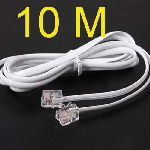 Free shippingHigh Speed 10m 32ft RJ11 Telephone Phone ADSL Modem Line Cord Cable Free shippingnew