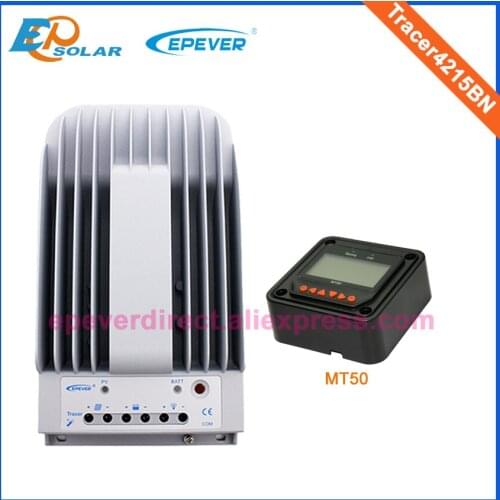 40A 40amp EPsolar EPEVER MPPT solar controller Tracer4215BN with MT50 remote meter Max PV input 150v Tracer3215BN+MT50 meter