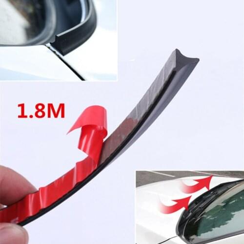 Black Seal Strip Car Front Moulding Rubber Universal Windshield Durable