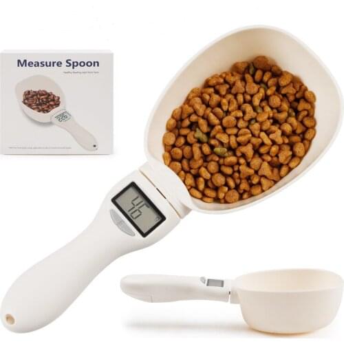 ABS Digital Measuring Scale Spoon With LCD Display For Cooking Kitchen Weight Scale Tools Dog Food Weighing Spoon Pet Supplies